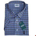 Aertex Somerset S/S Shirt - blue check